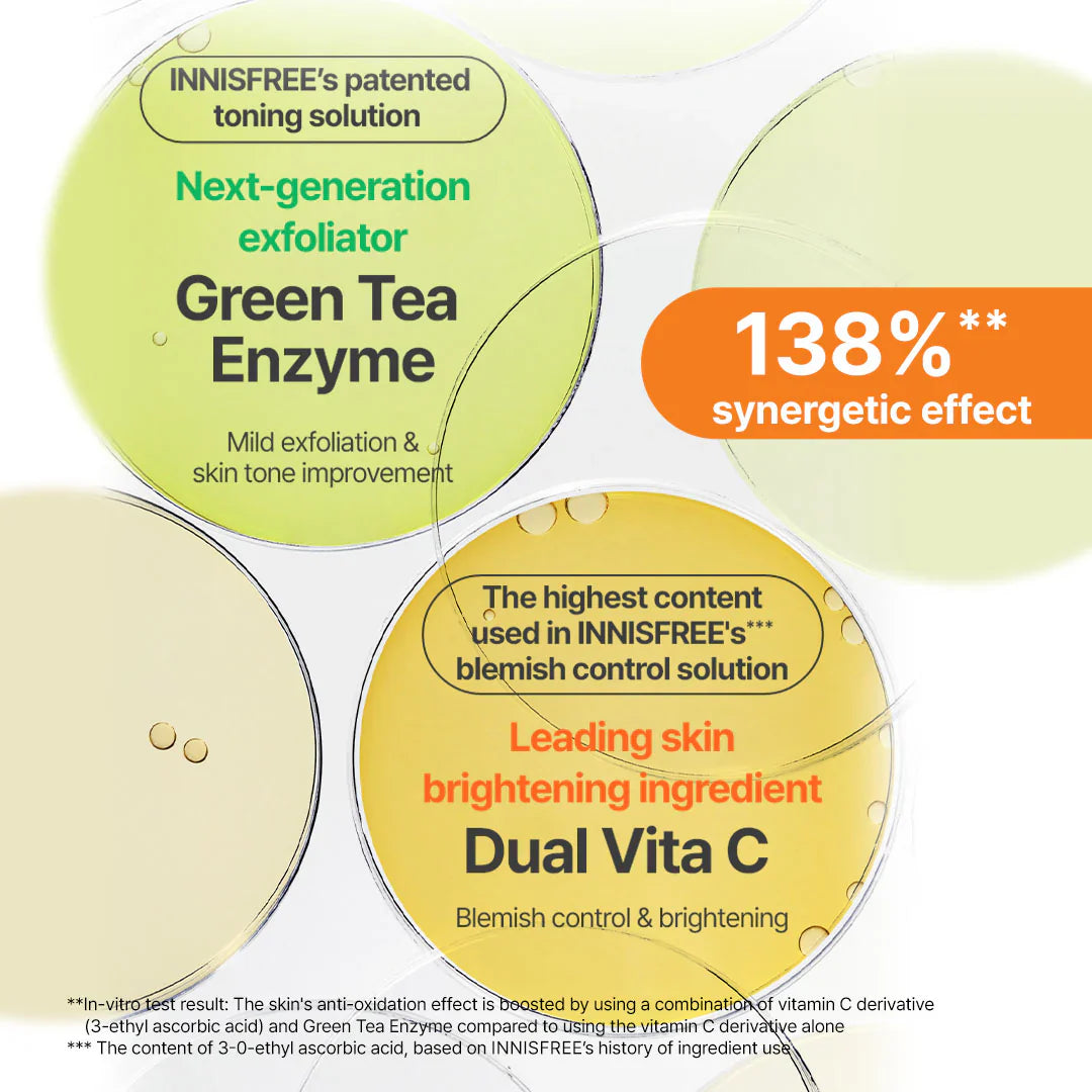 Innisfree Vitamin C Green Tea Enzyme Brightening Serum 30 ml