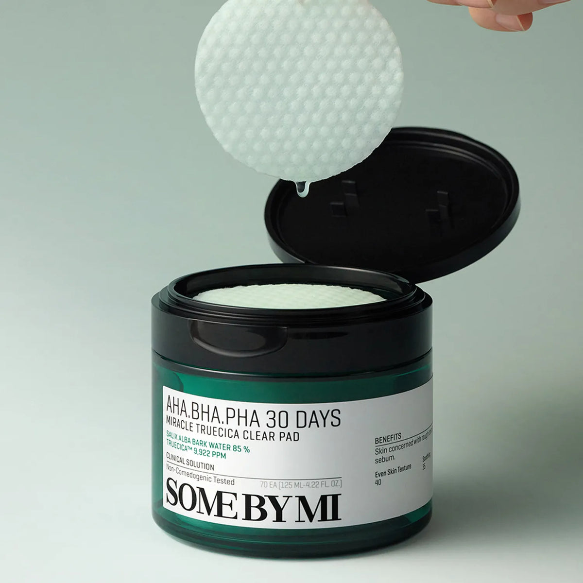 SOME BY MI AHA BHA PHA 30 Days Miracle Truecica Clear Pad 70 Pads / 125 ml