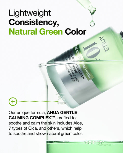 ANUA Azelaic Acid 10% + Hyaluron Redness Soothing Serum 30 مل