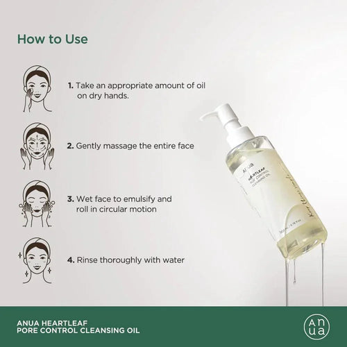 ANUA Heartleaf Pore Control Cleansing Oil 200 مل