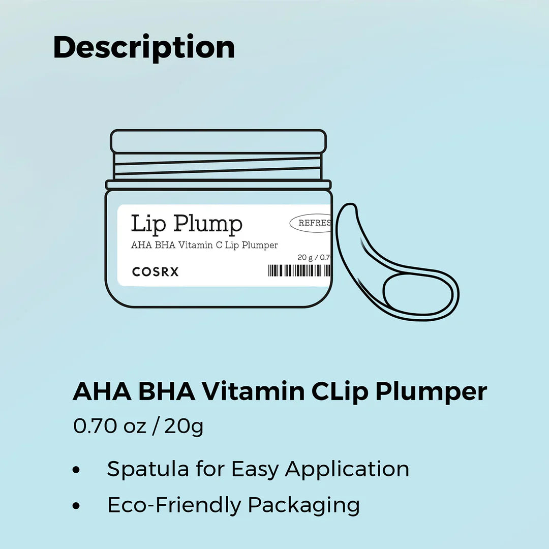 Cosrx Lip Plumb AHA BHA Vitamin C 20 g