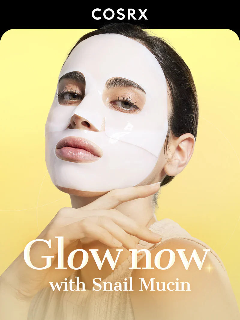 COSRX Advanced Snail Mucin Glass Glow Hydrogel Mask 3 ea