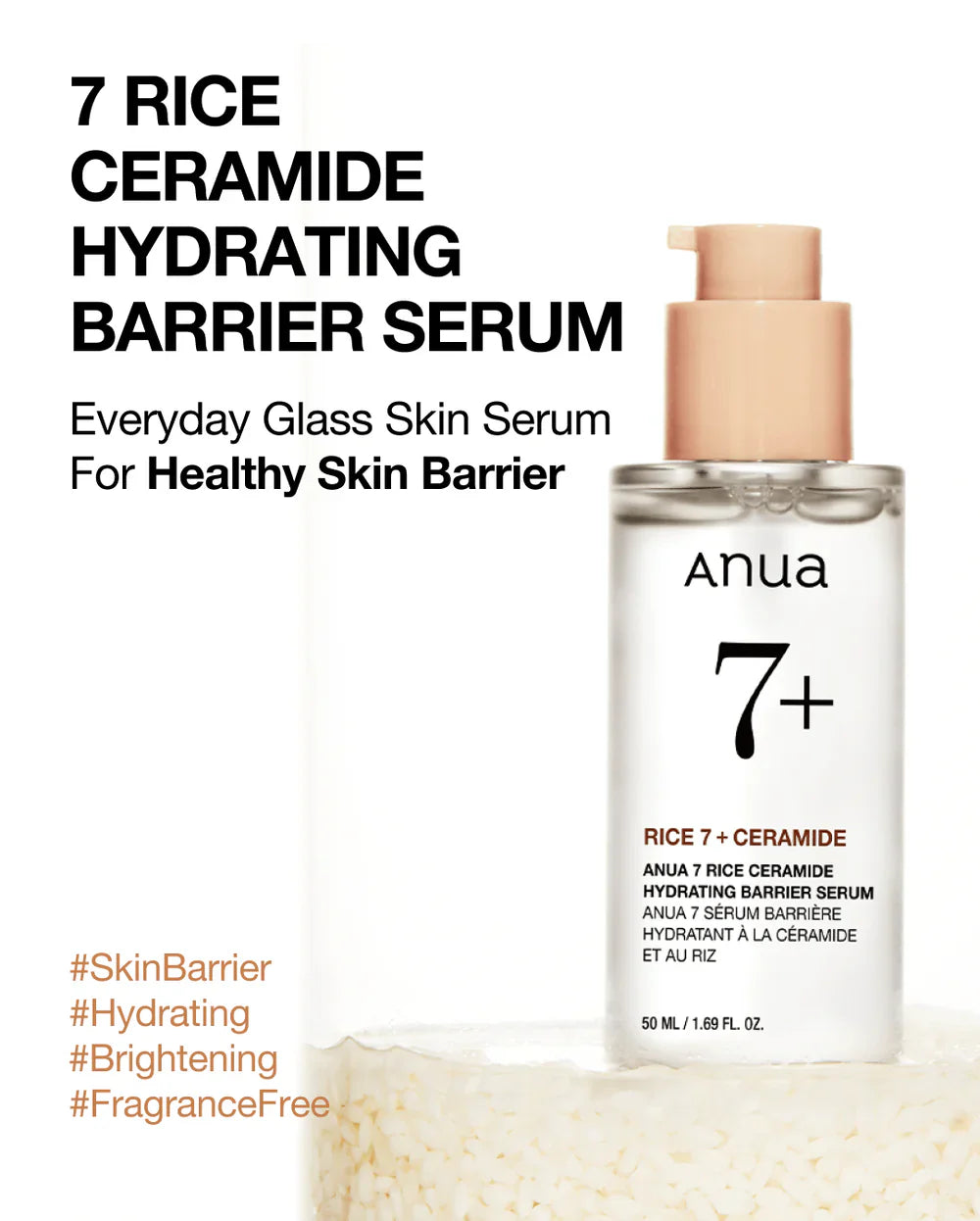 Anua Rice 7 + Hydrating Barrier Serum 50ml