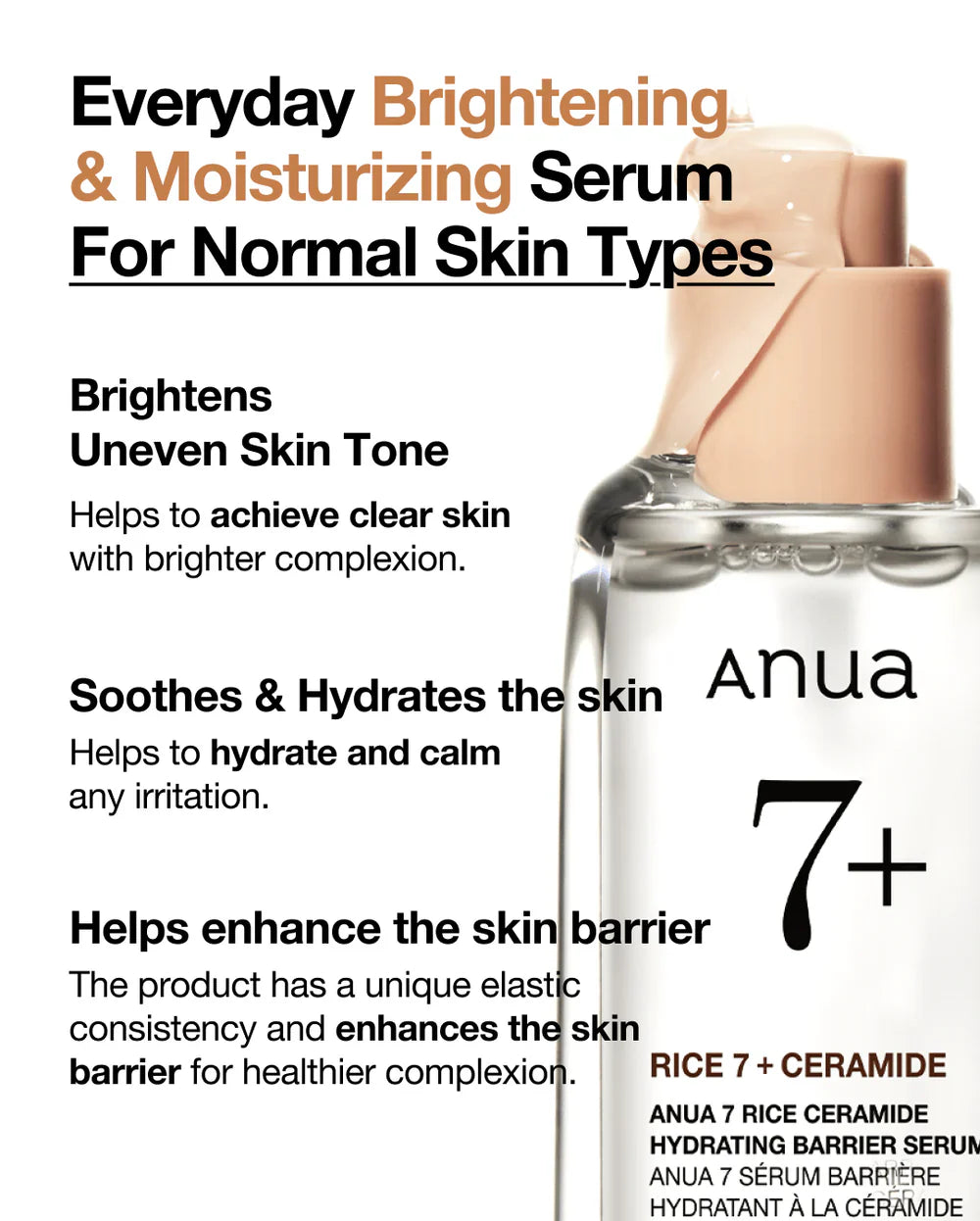 Anua Rice 7 + Hydrating Barrier Serum 50ml