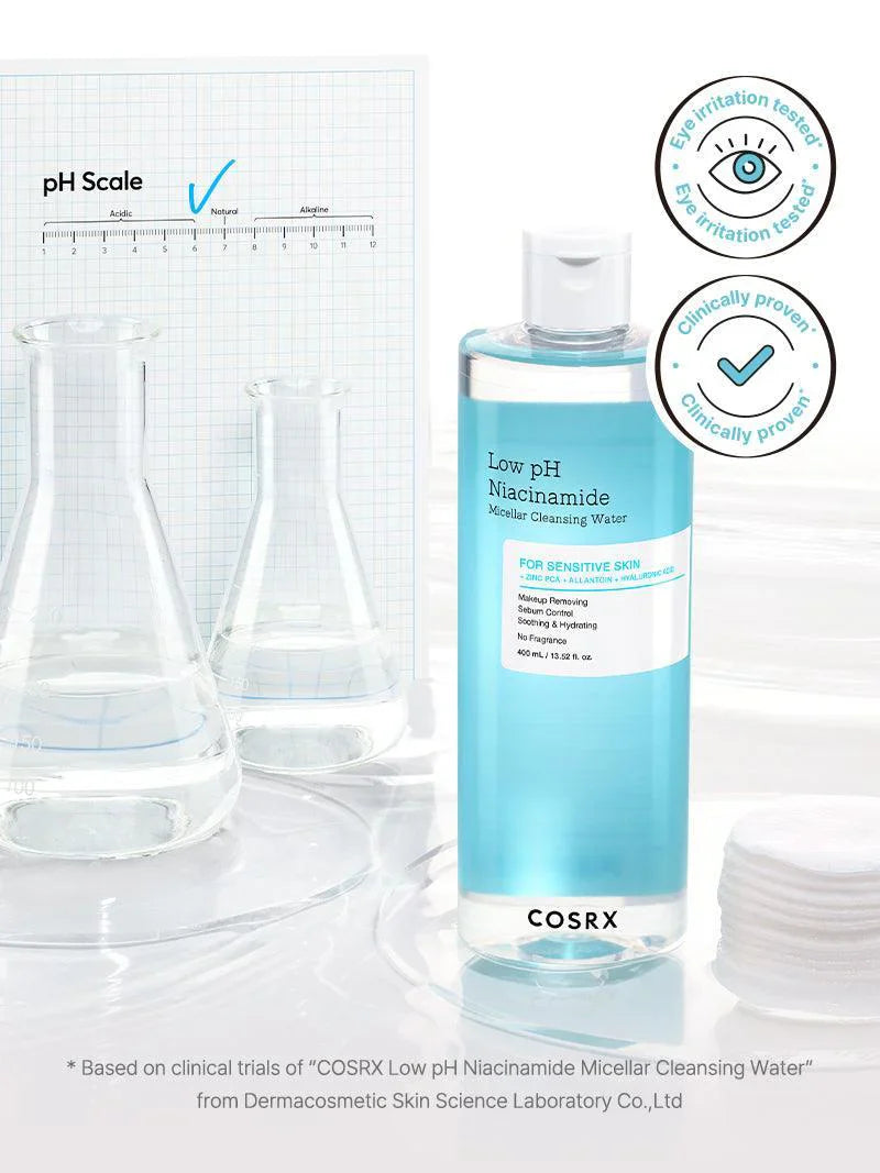 Cosrx Low pH Niacinamide Micellar Cleansing Water 400 ml