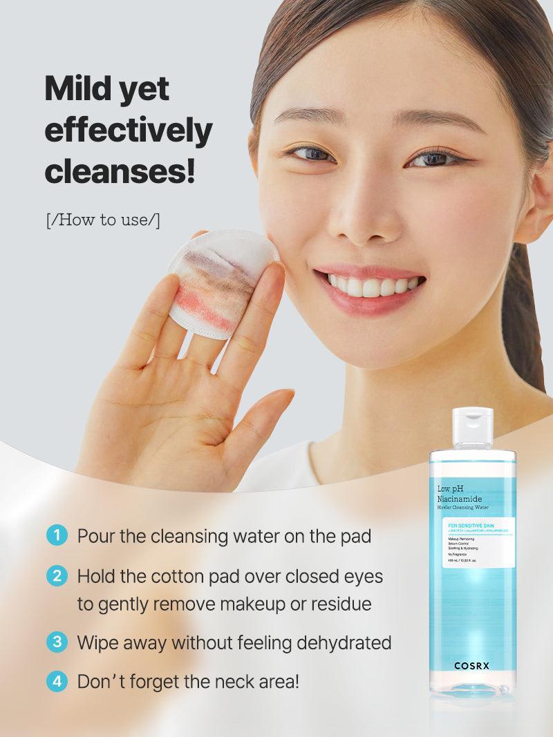 Cosrx Low pH Niacinamide Micellar Cleansing Water 400 ml