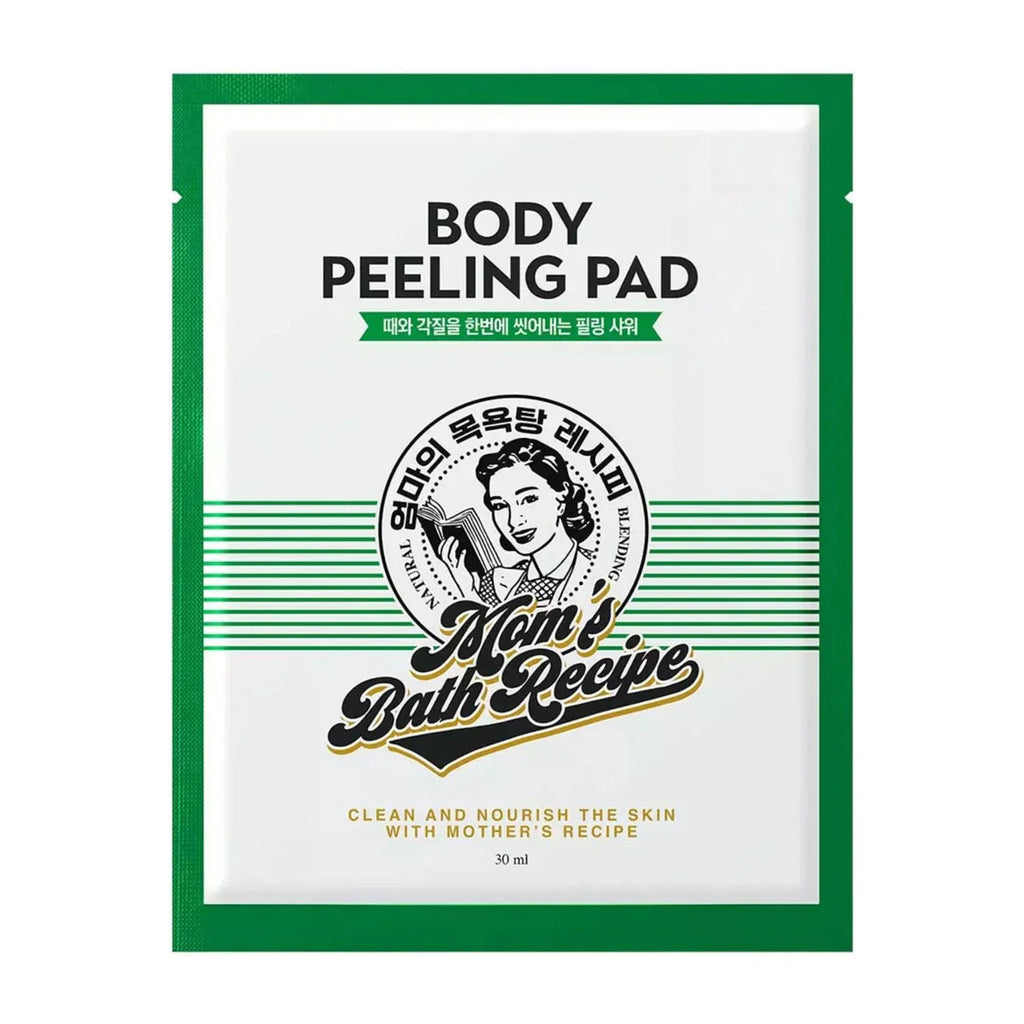 Mom's Bath Recipe Body Peeling Pad Green