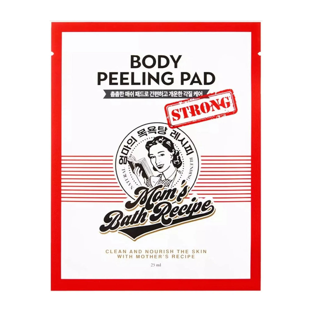 Mom's Bath Recipe Body Peeling Pad Strong