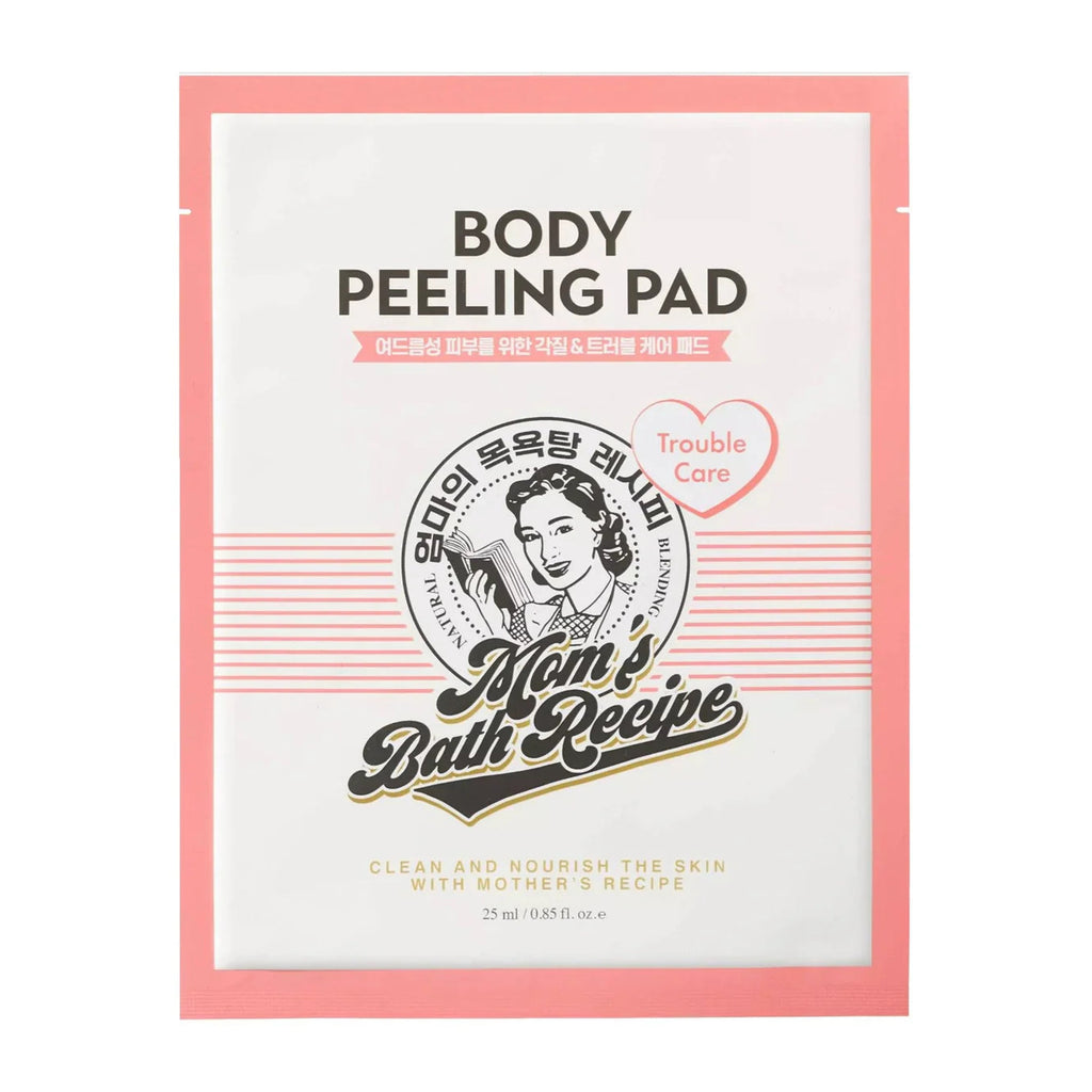 Mom's Bath Recipe Body Peeling Pad Trouble Care