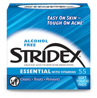 Stridex Essential 1% Salicylic Acid – 55 قرصًا للعناية بالبشرة